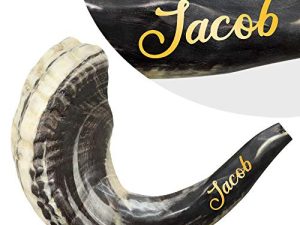 HalleluYAH Shofar personnalisé d'Israël - Corne de