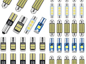 42 Pièces Éclairage Intérieur de Voiture Plafonnier