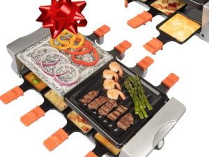 Double grille de table à raclette MasterChef
