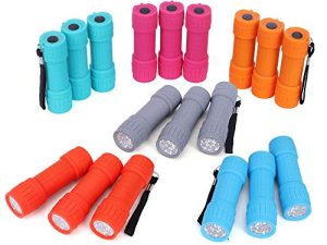FASTPRO Lot de 18 mini-lampes de poche