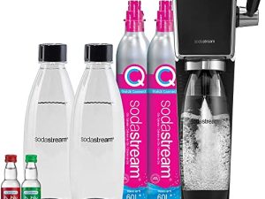SodaStream Art Sparkling Water Maker Bundle (Noir)