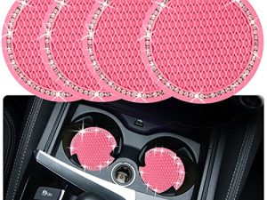 4PCS Bling Car Cup Coaster