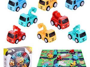 Lot de 8 mini voitures jouets pour