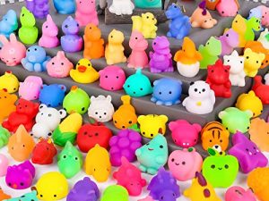 130PCS Mochi Squishy Toys Party Favors Christmas