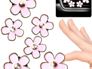 6 pièces marguerite fleur évent Clips mignon
