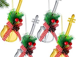 4 Pièces Instrument de Musique Ornements de