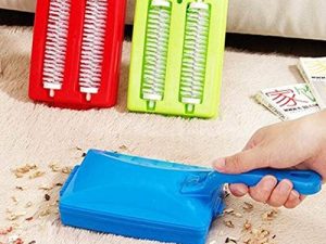 Zonster Brosse à débris pour tapis Brosse