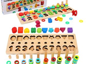 CozyBomb Puzzle numérique en bois triant les