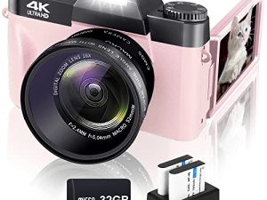 Appareil photo numérique 4K VJIANGER 48MP Vlogging