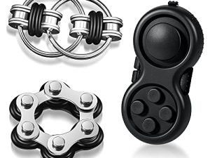 Ensemble de 3 mini-jouets portables comprenant une