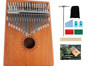 Kalimba Thumb Piano 17 Touches Mbira Finger