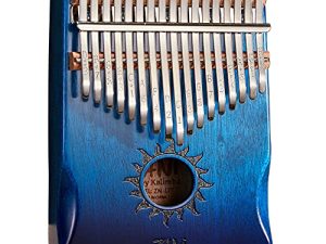 Kalimba 17 Touches Pouce Piano Acajou Helios