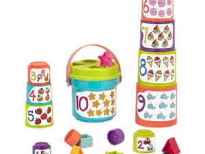 Battat Gobelets empilables pour les tout-petits et