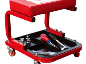Torin TR6300 Rouge Rolling Creeper Garage/Shop Seat