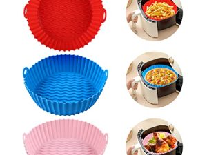 Lot de 3 pots en silicone pour