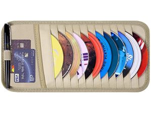 Wisdompro Porte-étui pour CD de voiture