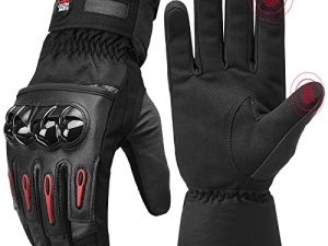 KEMIMOTO Gants de moto d'hiver