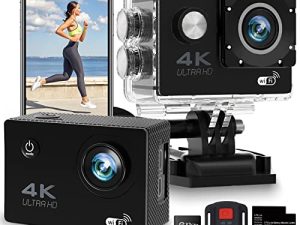 ZYCZWL 4K30FPS Caméra d'action Ultra HD étanche