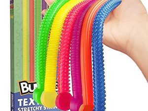 BUNMO Lot de 6 cordes extensibles texturées