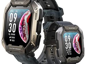 Montre Connectée IP68 Imperméable Tactique Militaire Sports