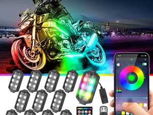 Chipcolor Kit d'éclairage LED pour moto 12