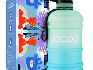 SOXCOXO Bouteille d'eau d'un demi-gallon de 64