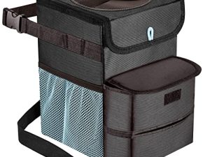 GPUSFAK Poubelle de voiture pliable Poubelle étanche