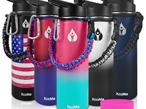 XccMe Bouteille d'eau en acier inoxydable 22