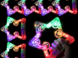 Jerify Lot de 6 tambourins lumineux de