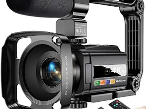 Caméra vidéo 4K Caméscope 48MP Caméra vidéo