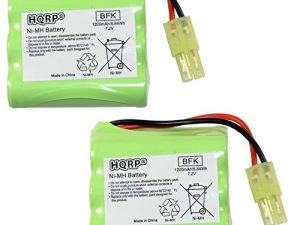 HQRP Lot de 2 batteries compatibles avec
