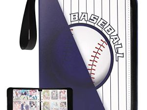 Classeur de cartes de baseball avec manches