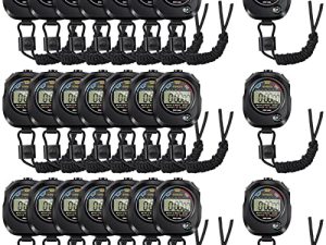 Flutesan Lot de 24 chronomètres pour sport