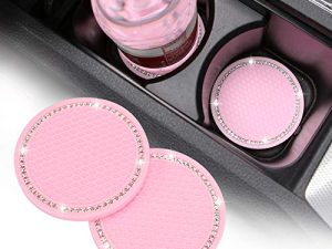 Lot de 2 sous-verres porte-gobelet de voiture