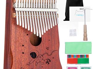Kalimba Pouce Piano 17 Touches Solide Doigt