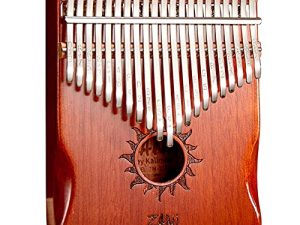 Kalimba 21 Touches Pouce Piano Premium Acajou