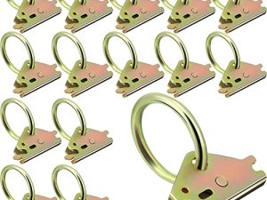 Lot de 30 ancrages d'arrimage en acier