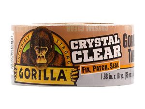 Gorilla Crystal Clear Duct Tape de réparation