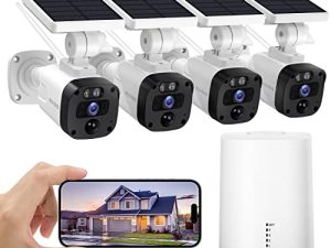 Système de caméra de sécurité solaire sans