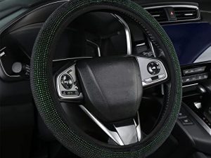 Couvre-volant en strass Bling avec protection de