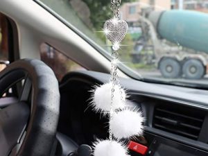 YIDEXIN Accessoires de voiture Bling pour femme