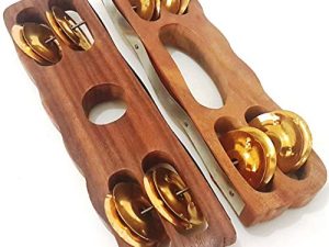 Paire de Zingles en acier Khartal traditionnel