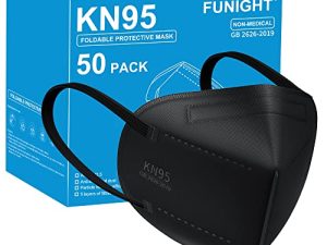 Funight KN95 Lot de 50 masques jetables