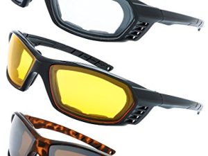 Lunettes d'équitation de moto bloc de lentilles