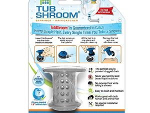 TubShroom Protecteur de drain pour attrape-cheveux pour