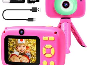 Seanme Appareil photo selfie pour enfants avec
