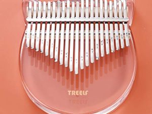 TREELF Kalimba 21 Touches Mignon Chat Acrylique
