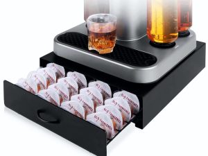 Tiroir de rangement pour capsules de cocktail