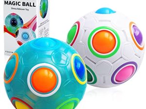 DPTOYZ Rainbow Puzzle Ball Fidget Toys Jeu