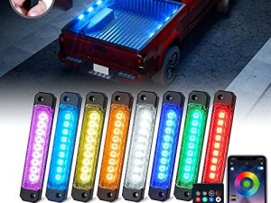 Xprite RGB Truck Bed Kits d'éclairage Bluetooth